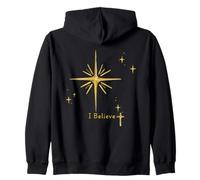 I Believe Star of Bethléem Naissance Jésus Sweat à Capuche