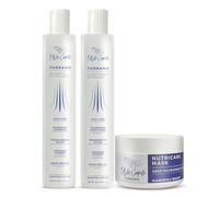 I Belli Capelli Torrano NutriCare - Set Shampooing, Après-Shampooing & Masque Capillaire - Renforce, Nourrit et Hydrate les Cheveux Secs, Abîmés ou Colorés - Sans Parabènes (Pack de 3)