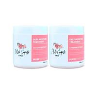 I Belli Capelli Venice Cassava Extract & Argan Oil Hair Mask - Anti-Frizz Keratin Hair Treatment for Dry Damaged Hair - Anti Breakage Hair Products for Women, Moisturizing, Repairing - 2x 17.6oz