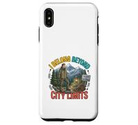 I Belong Beyond City Limits Design Aventure en Plein air Coque pour iPhone XS Max