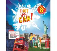 I Bet You Can! Anglais 6e (2017) - Manuel élève Bimanuel Magnard : le manuel papier + la licence numérique Elève incluse. - Michelle Jaillet - Magnard - broché - Scolaire / Universitaire