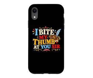 I Bite My Thumb At You Littérature Théâtre Nerds Shakespeare Coque pour iPhone XR