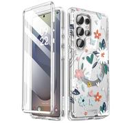 Coque intégrale - i-Blason - Samsung Galaxy S25 Ultra - Floral - Bi-matière - Transparent