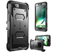 i-Blason Coque iPhone 8 Plus/iPhone 7 Plus, étui Rigide à 360 degrés, Protection écran et Clip Ceinture intégrés [Série Armorbox] Rugged Case pour iPhone 8 Plus iPhone 7 Plus, Noir