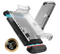 i-Blason Coque pour Nintendo Switch 2 (2025), Protection Rigide Givre Transparente [Anti-Traces de Doigts] [Poignée TPU Confortable] Compatible avec Joy-Con, Station d'accueil Dockable, Givre