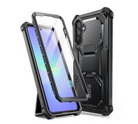 i-Blason Coque pour Samsung Galaxy A36 avec Béquille [Protecteur d'Ecran Intégré] [Empreinte Digitale Compatible] [Protection Militaire] Coque Robuste Intégrale pour Samsung A36, Armorbox, Noir