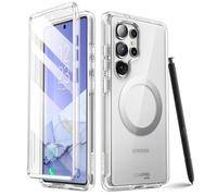i-Blason Coque pour Samsung Galaxy S25 Ultra MagSafe avec Protecteur d'Ecran [Compatible avec ID Empreinte Digitale & Charge sans Fil] (Cosmo) Coque Magnétique Fine pour S25 Ultra, Transparent