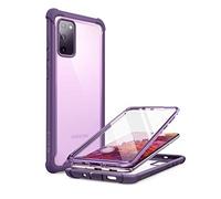 i-Blason Coque Samsung Galaxy S20 FE (2020) [Série Ares] Protection Intégrale Bumper Antichoc Dos Transparent avec Protecteur d'écran Intégré (Violet)