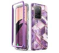 i-Blason Coque Samsung Galaxy S20 Ultra, Coque de Protection Brillante Glitter Bumper sans Protecteur d'écran Intégré [Série Cosmo] pour Samsung Galaxy S20 Ultra 5G 6,9 Pouces 2020 (Violet)