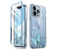 i-Blason Cosmo Coque de Protection pour iPhone 13 Pro Max 5G (2021), Fly Bleue