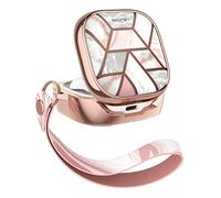 i-Blason Cosmo Coque pour Galaxy Buds FE(2023)/ Galaxy Buds 2 Pro (2022)/ Galaxy Buds 2/ Galaxy Buds Pro/Galaxy Buds Live, 360°Protection Élégante Etui Portable pour Galaxy Buds (Marbre Rose)