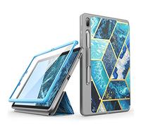 i-Blason Cosmo Étui de Protection pour Samsung Galaxy Tab S7 FE 12,4" (2021) Bleu océan