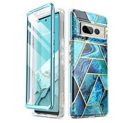 i-Blason Cosmo Series Coque pour Google Pixel 7 Pro (Version 2022), Coque de Protection Fine intégrale et élégante avec Protecteur d'écran intégré (océan)