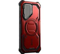 I-Blason, protection intégrale antichoc pour Samsung S25 Plus, compatible avec MagSafe, rouge