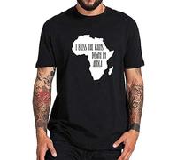 I Bless Rains Down in Africa Graphic Tee Printed T-Shirt Fashion Shirt Black Tee Manches Courtes(X-Large)