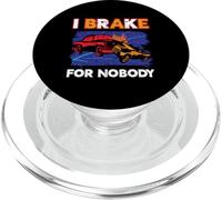 I Brake for Nobody Demolition Derby Car PopSockets PopGrip pour MagSafe