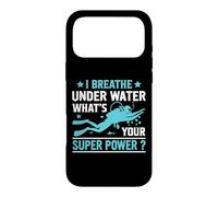 I Breathe Under Water Funny Scuba Dive Diver Diving Coque pour iPhone 17 Pro Max