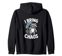 I Bring Chaos Raccoon Humour Humour Malice Sweat à Capuche