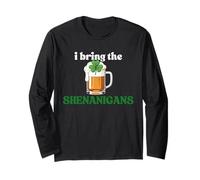 I Bring The Shenanigans Paire Assortie pour la Saint-Patrick Manche Longue