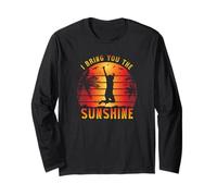 I bring you the sunshine Vintage Surfing Beach Sun Palmier Manche Longue