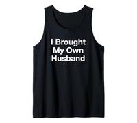 I Brought My Own Husband Vacation Couple marié Débardeur