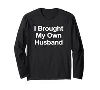 I Brought My Own Husband Vacation Couple marié Manche Longue
