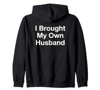 I Brought My Own Husband Vacation Couple marié Sweat à Capuche
