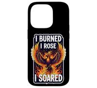 I Burned I Rose I Soared Phoenix Rising Ashes Fire Bird Cool Coque pour iPhone 14 Pro