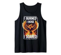 I Burned I Rose I Soared Phoenix Rising Ashes Fire Bird Cool Débardeur