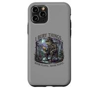 I Bury Things Frog Gardener Dark Humor Shovel Coque pour iPhone 11 Pro