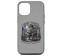 I Bury Things Frog Gardener Dark Humor Shovel Coque pour iPhone 12/12 Pro