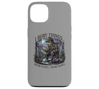 I Bury Things Frog Gardener Dark Humor Shovel Coque pour iPhone 13
