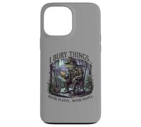 I Bury Things Frog Gardener Dark Humor Shovel Coque pour iPhone 13 Pro Max