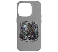 I Bury Things Frog Gardener Dark Humor Shovel Coque pour iPhone 14 Pro