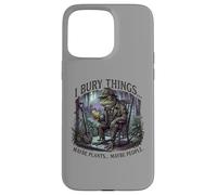 I Bury Things Frog Gardener Dark Humor Shovel Coque pour iPhone 15 Pro Max