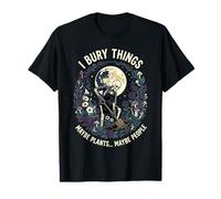 I Bury Things Maybe Plants Maybe People Funny Skeleton Men T-Shirt