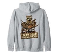 I Bury Things Maybe Plants Maybe People Garden Raton Laveur Sweat à Capuche
