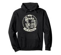 I Buy Books Like I'm Immortal Funny Skeleton Bookworm Gothic Sweat à Capuche