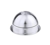 i Cafilas Capsule de café rechargeable pour Nespresso Vertuoline en acier inoxydable