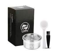 i Cafilas Capsules de café réutilisables pour Lavazza Espresso Point Capsules Lavazza Blue Coffee Pods en acier inoxydable avec 1 cuillère et 1 brosse (pour Lavazza Espresso Point)