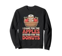I Came for The Apples Automne Automne Cueillette des Pommes Sweatshirt
