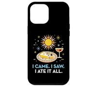 I Came I Saw I Ate It All Inclusive Resort Foodie Coque pour iPhone 12 Pro Max