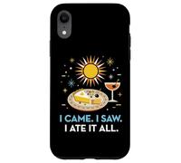 I Came I Saw I Ate It All Inclusive Resort Foodie Coque pour iPhone XR