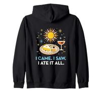 I Came I Saw I Ate It All Inclusive Resort Foodie Sweat à Capuche