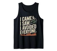 I Came I Saw I Avoided Everyone Observation Oiseaux Débardeur