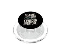 I Came I Saw I Avoided Everyone Observation Oiseaux PopSockets PopGrip pour MagSafe