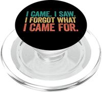 I Came I Saw I Forgot What I Came for PopSockets PopGrip pour MagSafe