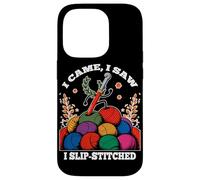 I Came, I Saw I Slip Stitched Coque pour iPhone 14 Pro