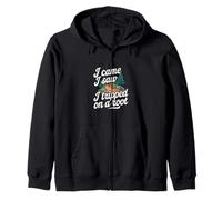 I Came I Saw I Tripped On A Root Hiking Trail Hobby ------- Sweat à Capuche
