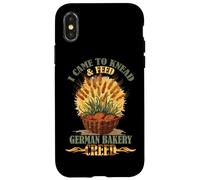 I Came to Knead and Feed German Bakery Creed Coque pour iPhone X/XS